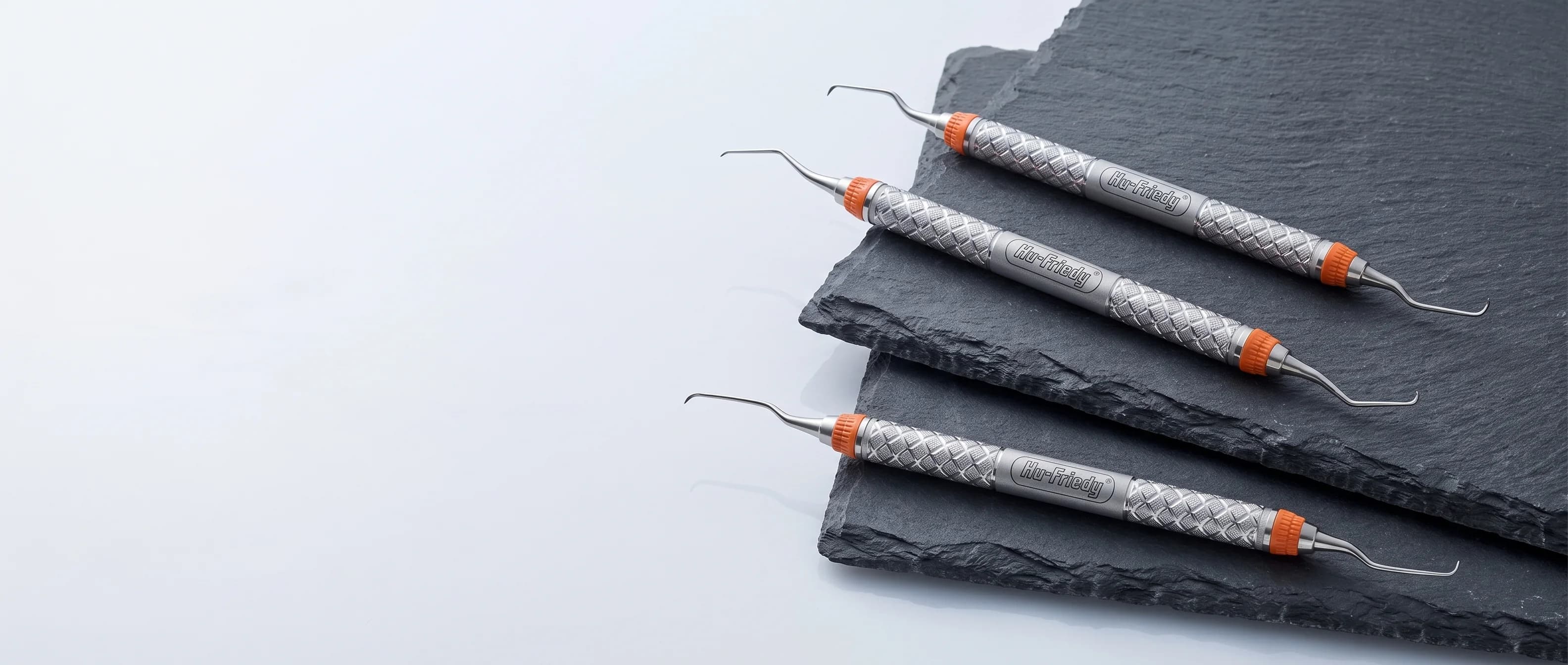 Drei Ansichten: Hu-Friedy Gracey Mini Five 11/12 EverEdge 2.0
