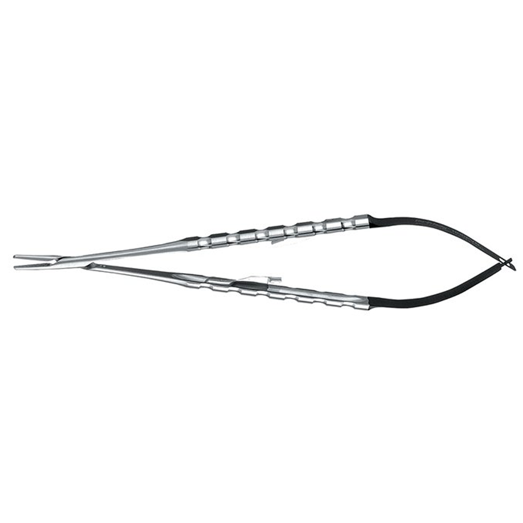 Nadelhalter Mikro Castroviejo, gerade, diamant., 4-0 5-0 6-0 Nadel 18cm