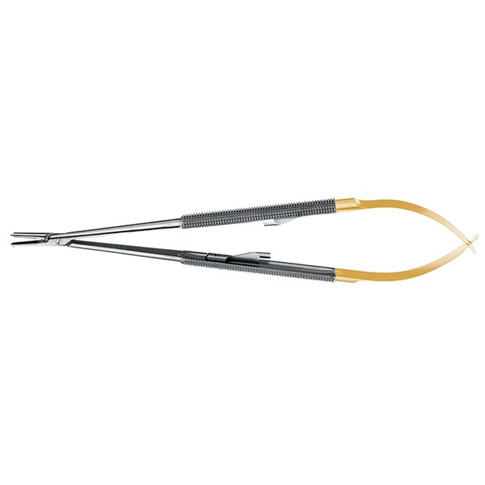 Nadelhalter Castroviejo #5024R PermaSharp, gerade 18cm, runder Griff